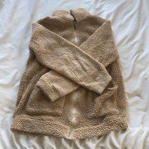 Teddy zip up jacket